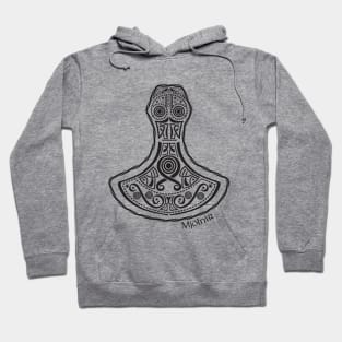 Mjölnir - Black Design Hoodie